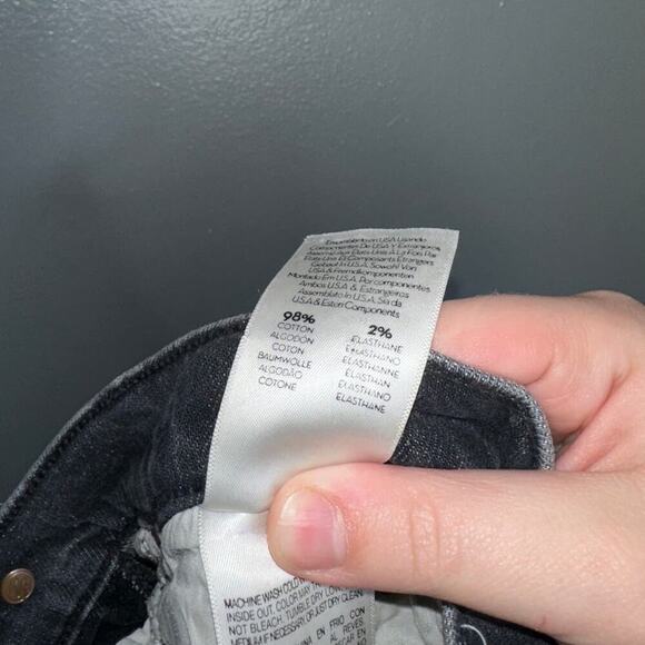 Mother Superior The Flirt Chew Straight Leg Jeans in Of Cats & Kings Size 26 - Picture 10 of 11